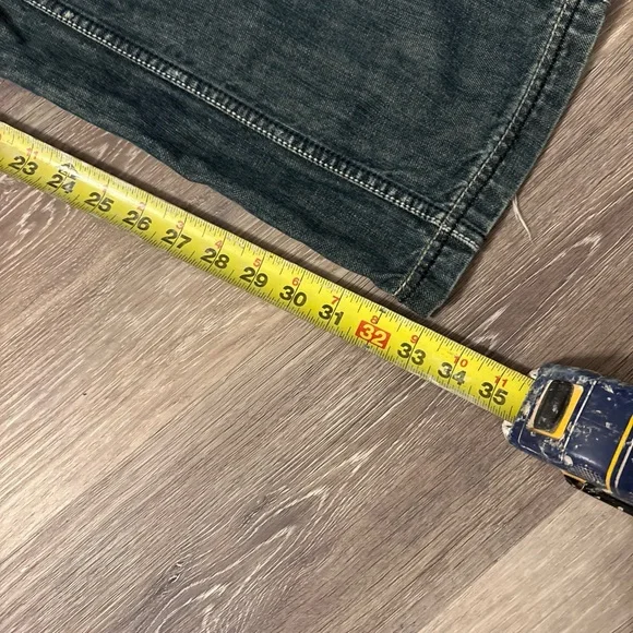 Antik Denim Jeans 38x33 Mens Blue Jeans Y2K Thrash USA Cotton Style MKK2995 - Picture 9 of 16